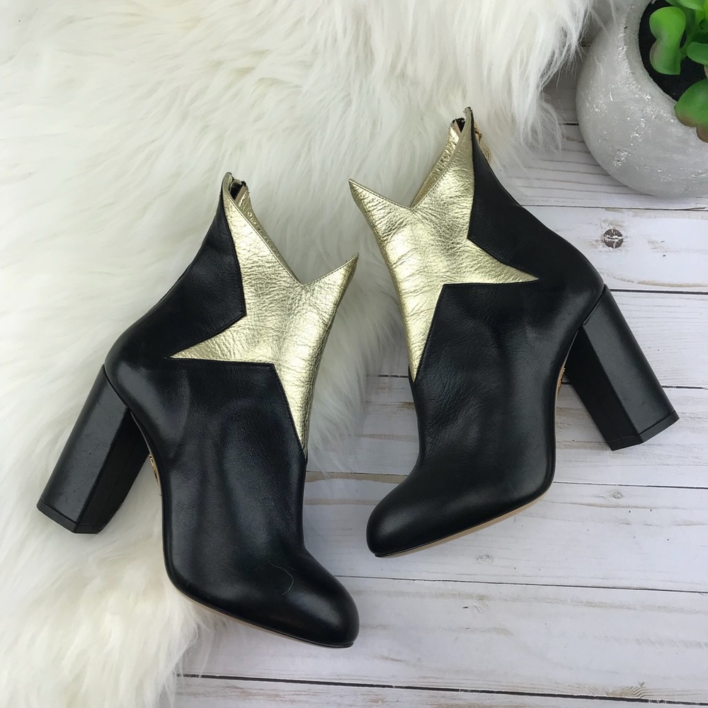 Charlotte Olympia Star Boots NWOT
